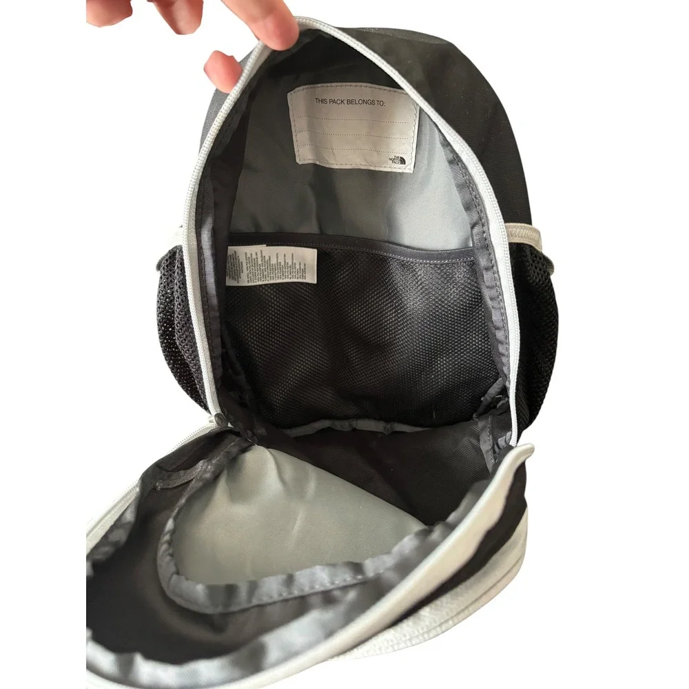 The North Face Sprout‎ Mini Backpack Black Gray Youth 12x9